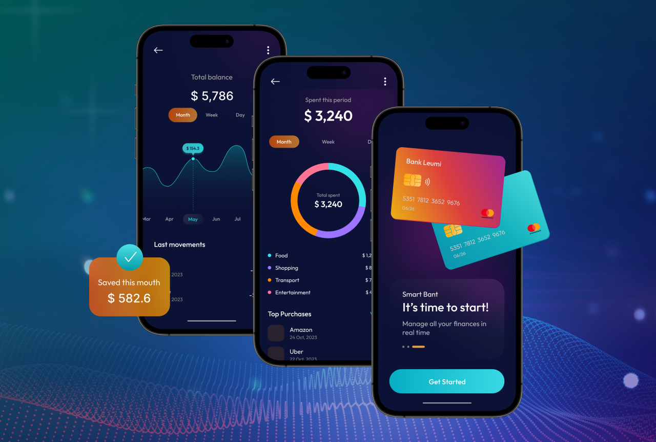 עיצוב UI UX ופיתוח אתרים - BankFlow