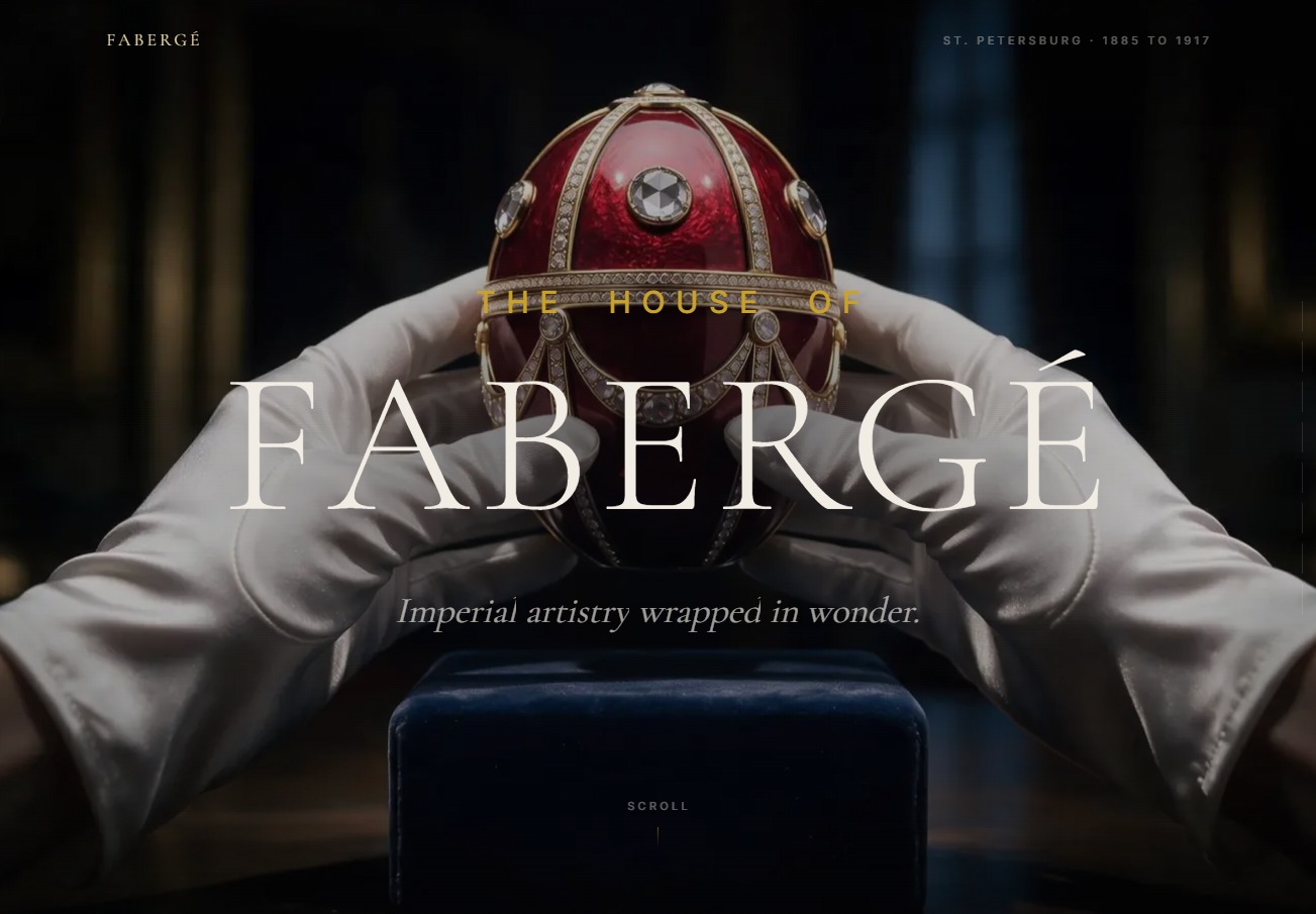 עיצוב UI UX ופיתוח אתרים - Faberge